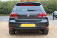 Luz De Freno Alta LED Con Lente Negra ANGRONG Para VW Golf V GTI R32 Polo 9N 2004-2009 Y Passat R36 2007-2010 Repuesto Directo - details 2