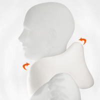 Almohada De Viaje En Forma De U De Memoria Puro Soporte Cervical Para Sueño En Avión Oficina Siesta Almohadas De Cuello - details 6