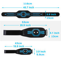 Cinturón De Tonificación Abdominal EMS Estimulador Muscular Reductor De Cintura Máquina De Masaje Para Abdomen Y Piernas Ajuste Multi-tamaños Recargable Con Pantalla LCD - details 1