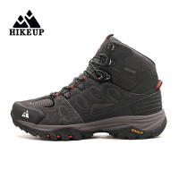 Botas De Senderismo HIKEUP Para Hombre Suela Antideslizante Alta Transpirables Impermeables De Cuero Sintético Y Malla Para Otoño E Invierno - details 38