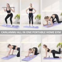 Pilates Reformando Compacto, 4 en 1 Pilates Plegable,La rueda abdominal push-up rebota automáticamente temporizador,Tabla Abdominal Pilates Multifunción para el Hogar y el Gimnasio - details 10