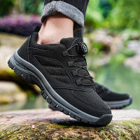 Zapatos De Senderismo Para Hombres Resistentes Al Desgaste Transpirables Antideslizantes Tamaño Grande Hasta 48 Para Trekking Y Climbing - details 11