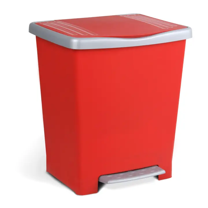 Cubo de Basura Tatay Millennium Rojo Pedal 1101409 - 1