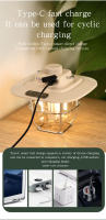 Lámpara De Camping LED Recargable Portátil Retro Con Iluminación Continua Para Exteriores Luz De Emergencia Nocturna Con Soporte Para Colgar - details 6