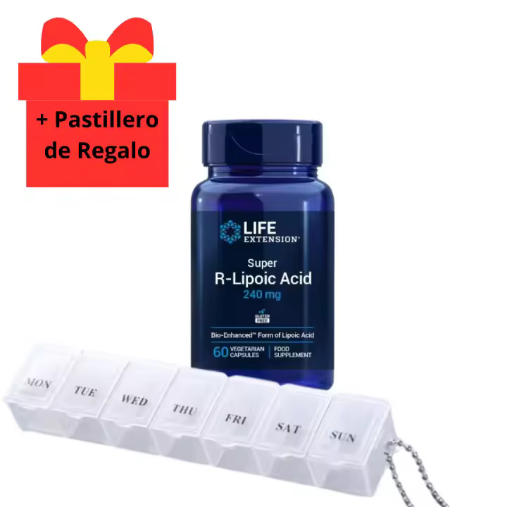 Life Extension R- Lipoic Acid 240mg 60 Caps - Estimula Energía Celular y Protege Contra Radicales Libres - 1
