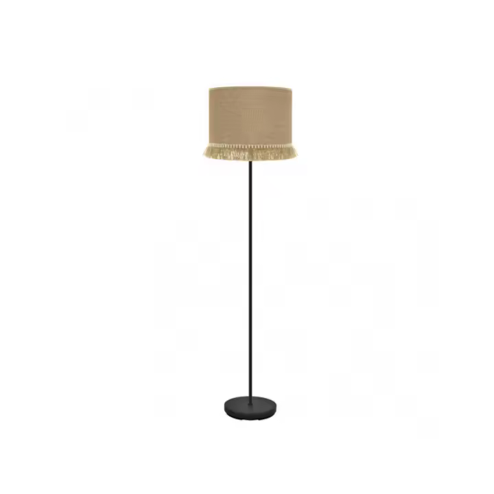 Fabrilamp - Pie Salon Sibila 1xe27 Negro /arena 163x40x40 Cm - 1