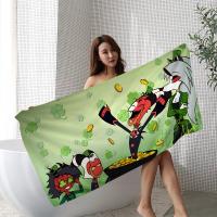 Toalla De Playa Microfibra H-Helluva Boss Terror Absorbente Rápida Secado Suave Yoga Natación Resort Escalada Toalla De Cuidado Personal Tamaño 76x182 Cm - details 14