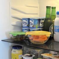 MAXHOME-Juego de 5 Cuencos de Cristal con Tapa,Ensaladeras, Cuencos para Aperitivos,Tupper redondos hermeticos,150ml 200ml 350ml 500ml y 900ml ,Color surtido,Aleatorio - details 2