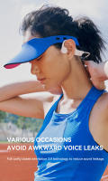 Sanag B60SProMax Auriculares Inalámbricos De Conducción Ósea Verdadera 64GB Reproducción MP3 Local Offline Ideal Para Natación Y Ciclismo - details 10