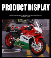 Moto De Carreras 1/12 Modelo De Coche Juguete De Aleación Con Absorción De Choques Ruedas Delanteras Giratorias Luz Y Sonido Para Niños - details 14