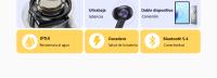 Auriculares - realme Buds T200 Lite Bluetooth in Ear Earbuds,4 Mic, AI ENC para llamadas,48 horas de reproducción total con carga rápida y ultra baja latencia Gaming TWS,Google Fast Pair,con micrófono - details 3