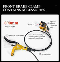 Set De Frenos De Disco Hidráulico TANKE Para Bicicleta E-Bike MTB Y Scooter Eléctrico Control De Potencia 160mm De Disco Aluminio Aleación - details 9