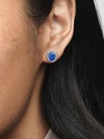 Pandora - Pendientes de boton with Halo brillantly-Plata de Leyes - details 0