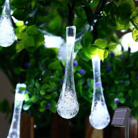 Lámpara Solar LED De 4/6M Bombilla De Gota Para Jardín Luz De Festa Outdoor Impermeable Decoración De Navidad Para Bodas Y Fiestas - details 0