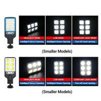 Lámpara Solar Exterior IP65 Con Sensor COB 108 LED Para Jardín Patio Camino 3 Modos De Iluminación Control Remoto Resistente Al Agua - details 11