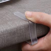 10pcs Clip De Tela Transparente Antideslizante Para Mesa Dispositivo De Fijación De Borde Plástico Utensilio Doméstico - details 2