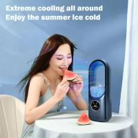 Ventilador Portátil Sin Hojas USB Sarmocare Para Refrigeración De Aire Mínimo Para Escritorio Con Ventilación Natural Sin Rotación - details 3