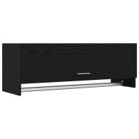 Armario vidaXL Negro Roble 100x32,5x35 cm Madera - details 1