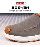 Zapatos Para Hombre Talla Grande Loafers Casuales Cómodos Zapatillas Slip on Zapatos Ligeros Vintage Planos De Algodón round Toe Antideslizantes Resistentes Al Agua - details 5