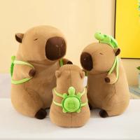 HOGARISIMO Capibara peluche con mochilita de tortuga ,mejor regalo de cumpleano ,peluche capybara kapibara - details 3