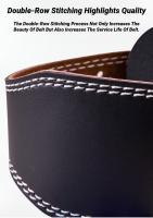 Cinturón De Seguridad Para Pecho Y Abdomen De Cuero PU Profesional Equipamiento De Pesas Para Ejercicios De Flexión Profunda Y Levantamiento De Peso Protección Corporal Para Adultos Mayores De 13 Años - details 3