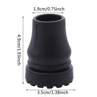 Protector De Punta De Bastón Antideslizante Para Caminar Y Trekking Funda Para Palos De Apoyo Capa Protectora De Goma Para Paseos Y Senderismo - details 1