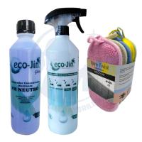 Nuevo Ecojin + Pack Vitro Twist Laboncler – Limpieza Especial para Vitrocerámica con Ecojin Glow pH Neutro. Quitamanchas Multiusos para Superficies Delicadas y Estropajos Antirayaduras - details 0