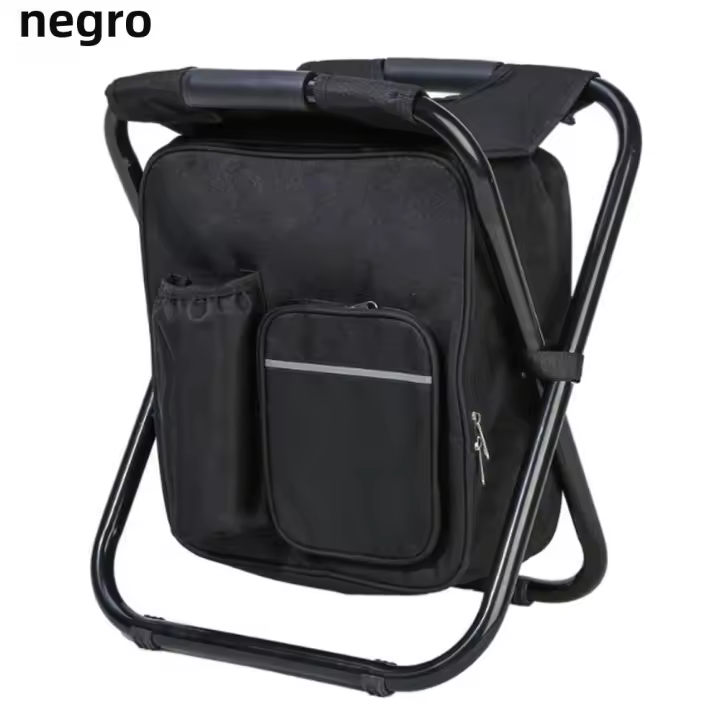 Mochila Térmica 3 en 1 con Silla Ajustable-Nevera Portátil Impermeable para Camping, Playa y Pesca, Diseño Multifunción y Compacto - 1