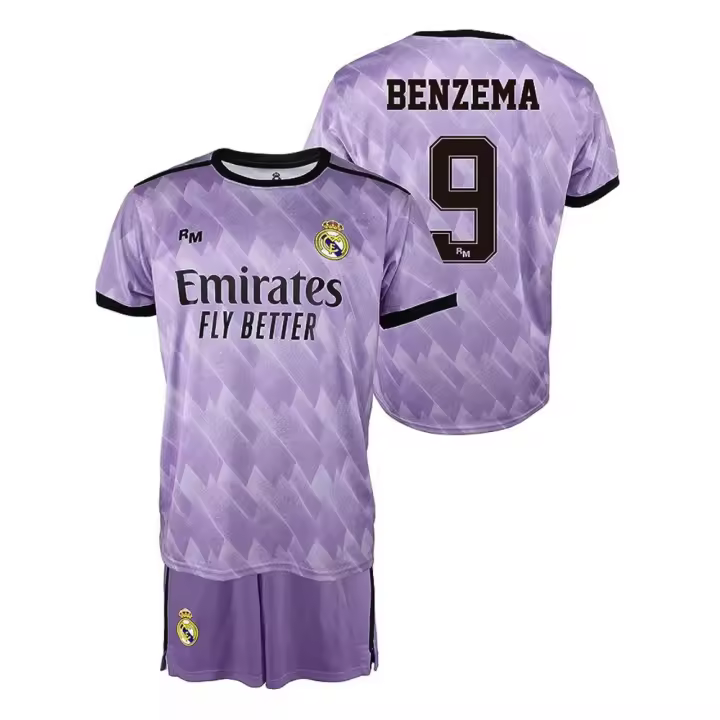 Conjunto Real Madrid Morado Niño - Producto Oficial - 1