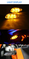 2Pcs Luz De Señalización Para Motocicleta Super Brillante Amarilla Impermeable Indicador De Giro Lámpara De Iluminación De Viaje - details 9