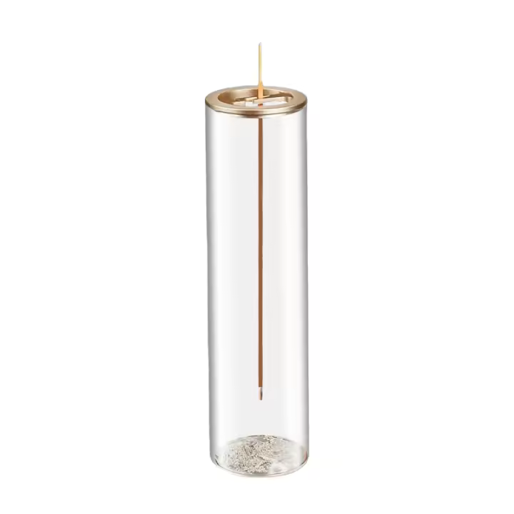 Encendedor De Incienso De Vidrio Moderno Con Portador De Incienso Anti-Ash Y Catcher De Cenizas Removible Para Decoración Del Hogar Yoga Meditación - 1