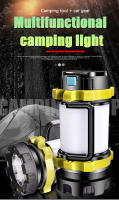 Linterna Portátil Recargable LED Super Brillante Con Fuente De Luz Doble Para Camping Y Excursiones Al Aire Libre Tipo C - details 0