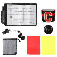 Set De Uniforme De Árbitro De Fútbol Profesional Con Tarjetas Rojas Y Amarillas Para Partidos De Fútbol Supplies De Registro De Juegos - details 5