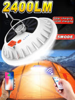Lámpara De Camping LED Potente 2400LM Recargable Solar USB Con Gancho Portátil Energía Emergencia Guarda Bulbo Lámpara - details 0