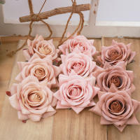 5PCS Rosas Artificiales De Seda 10CM Para Decoración De Boda Casamiento Navidad Álbumes De Fotos Wreath DIY Accesorios De Hogar - details 2