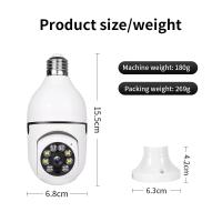 Bulbo De Luz E27 2.4G Cámara De Seguridad WiFi Versión Nocturna 360° HD IP Camara De Vigilancia IR Para Hogar Inteligente PIX-LINK - details 5