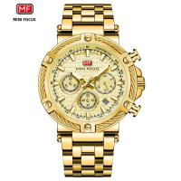 Reloj De Hombre MINI FOCUS Grande Resistente Al Agua Con Luminiscencia Y Calendario Acero Inoxidable Cuarzo Estilo Casual - details 8
