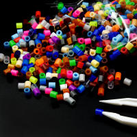 Perler Fuse Bolas De 5.0mm DIY Juguetes De Artesanía Rompecabezas Tangram Jigsaw Beadbond Hama Pixel Puzzle Pegboard Educativo Para Niños Regalo - details 3