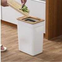 Bote de Basura pequeño de plástico, Contenedor de Basura Blanco de 9 litros, Papelera, Papelera pequeña y Delgada para baño, Sala de Estar, Hogar, Cocina - details 3
