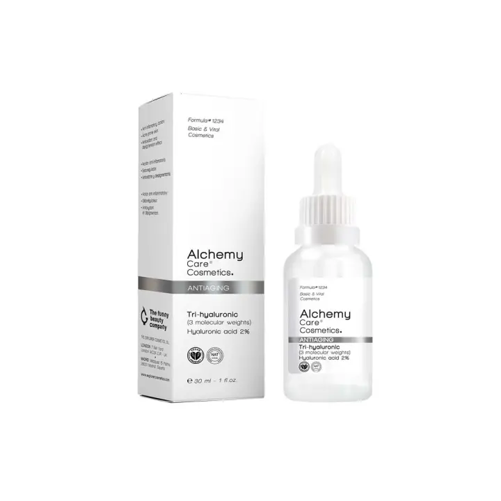 ALCHEMY CARE COSMETICS | SERUM ANTIAGING: TRIHYALURONIC 2% 30MLSérum Facial | Piel más luminosa y poros menos visibles | Reduce las arrugas | la despigmentación y los poros | Revitalift Clinical - 1
