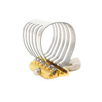 Mandíbula De Saxofón Ajustable Soprano/Alto/Tenor Accesorio De Acero Inoxidable Con Tornillo De Fijación Rápida Clip Para Instrumentos Musicales - details 6