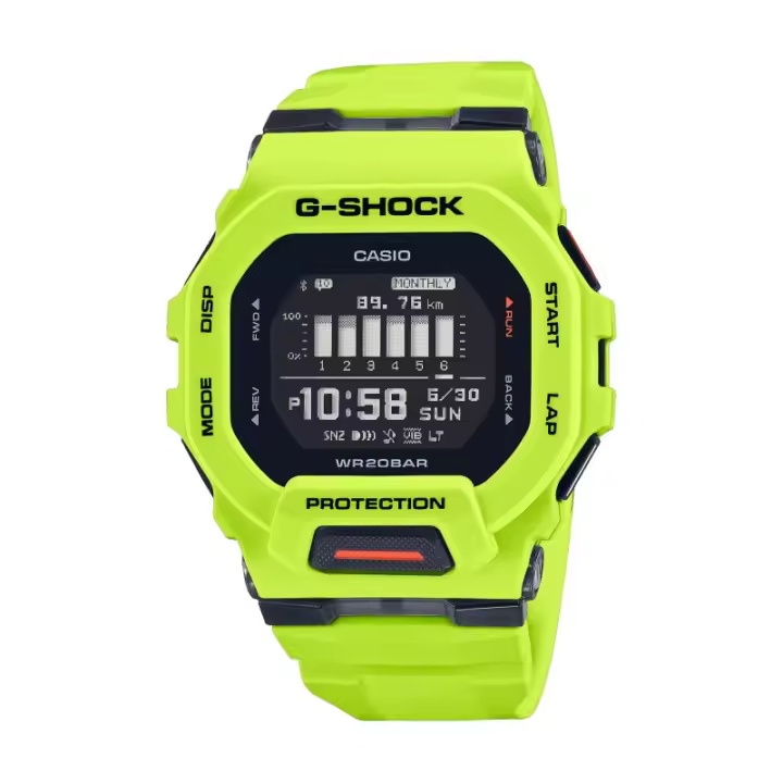 Casio G-SHOCK GBD-200-9ER - Reloj Deportivo Hombre Bluetooth - Verde Lima - 1