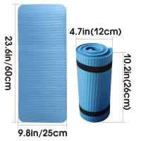 Almohadilla De Yoga Gruesa Antideslizante EVA Espuma Cómoda Para Ejercicio Pilates Gimnasia Tapete Deportivo Fitness Soporte De Rodilla Y Codo - details 1
