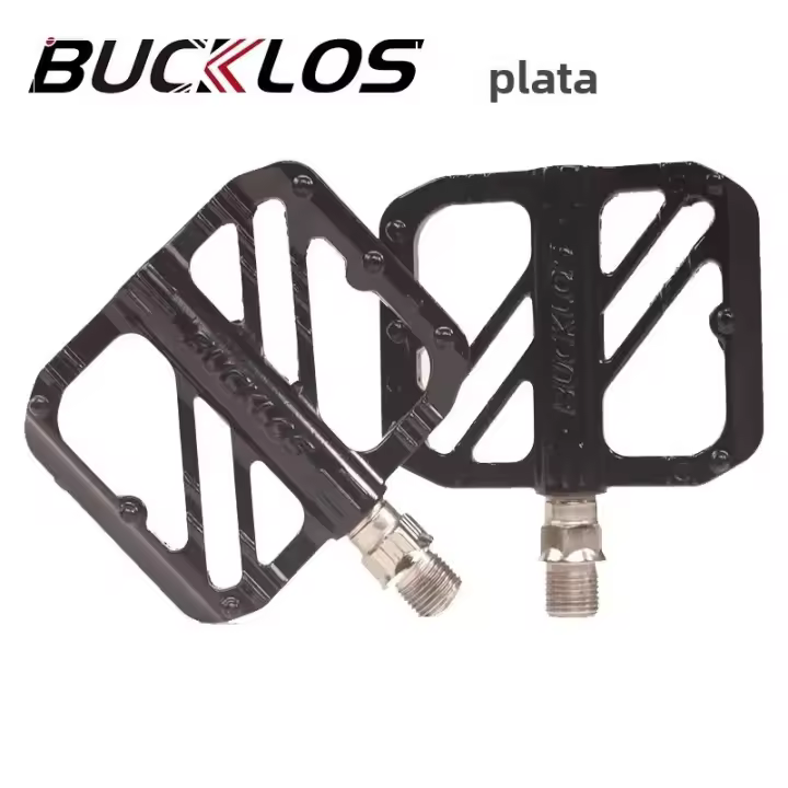 Pedales De Bicicleta BUCKLOS R36 Con Rodamientos Sellados Plataforma Plana Antideslizante Para BMX Y Ciclismo Accesorios De Bicicleta De Aluminio Ultraligero - 1