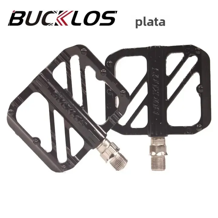 Pedales De Bicicleta BUCKLOS R36 Con Rodamientos Sellados Plataforma Plana Antideslizante Para BMX Y Ciclismo Accesorios De Bicicleta De Aluminio Ultraligero - 1