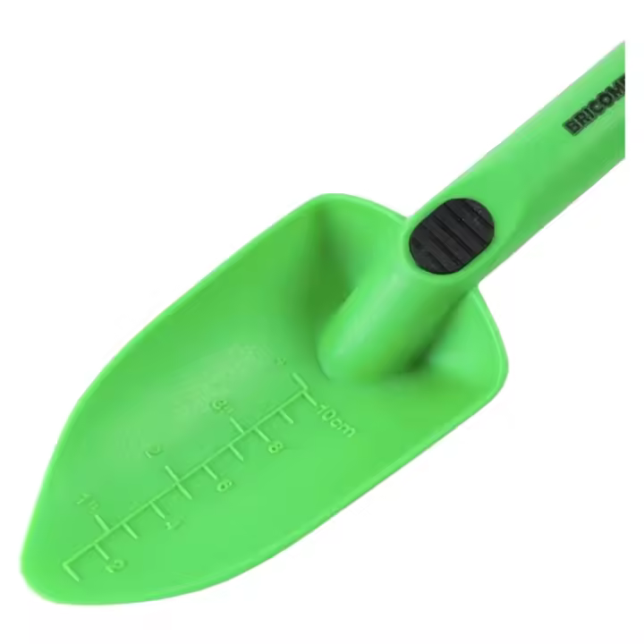Pala de Jardín Top ABS 33cm - Para Plantar y Trasplantar en Jardinería - Color Verde - Bricomed - 1