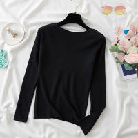 Suéter De Mujer 2025 Slim Knitted Pullovers De Alta Calidad Simplicidad Cálida O-neck Basic Solido Casual Top De Algodón Y Acrílico - details 5