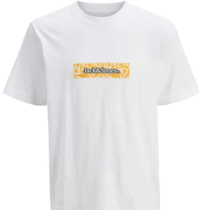 Camiseta JACK & JONES JORSPLIT AOP BRANDING TEE 12272993 BLANCO Blanco - 1