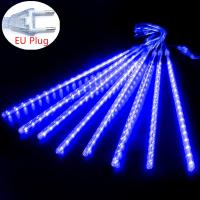 Luces De Lluvia De Meteoros LED EU Plug 8 Tubos Para Decoración De Jardín Patio Fiestas Navideñas Y Callejeras Luz De Cadena De Hadas - details 3