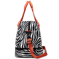 Bolso De Viaje Para Mujer Con Estampado Animal De Nylon Duradero Y Gran Capacidad Bolso Deportivo Grande Para Fin De Semana Y Noche - details 18